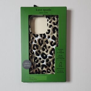 Kate Spade New York Leopard Print MagSafe Case for iPhone 15 Pro